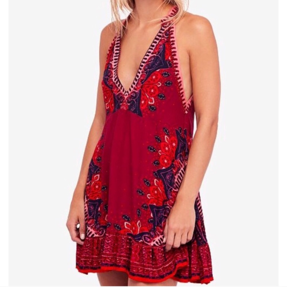 Free People Steal the Sun Halter Dress